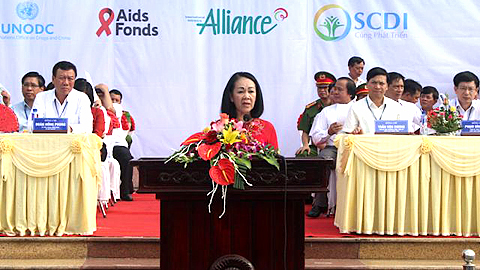 Mít tinh hưởng ứng Tháng hành động phòng, chống ma túy năm 2016