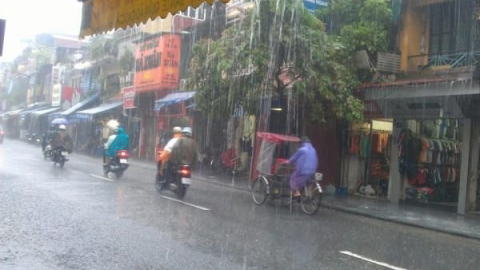 Dự báo thời tiết, thủy văn đêm 19-7-2017 ngày 20-7-2017 tỉnh Nam Định