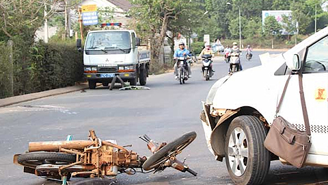 Từ 16-10 đến 15-11, xảy ra 18 vụ tai nạn giao thông