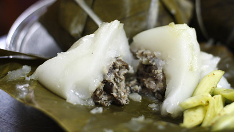 Bánh giò nóng ngày đông