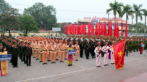 Mở đợt cao điểm tấn công trấn áp tội phạm trong dịp Tết Nguyên đán 2017