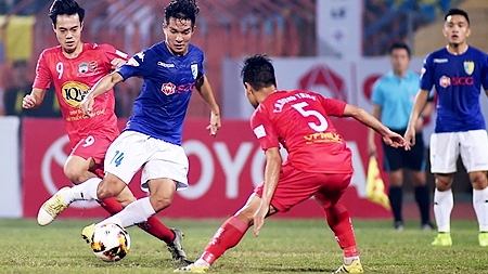 Đội FLC Thanh Hóa giữ vững ngôi đầu V-League Toyota 2017