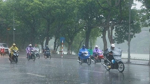 Cảnh báo mưa lớn trên diện rộng