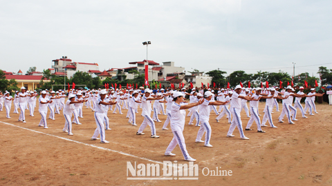 Ý Yên tổ chức đại hội thể dục thể thao các cấp