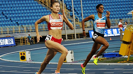 Vận động viên Quách Thị Lan đoạt Huy chương bạc điền kinh châu Á