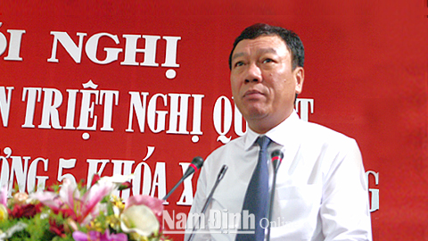 Hội nghị học tập, quán triệt Nghị quyết Trung ương 5 (khóa XII)