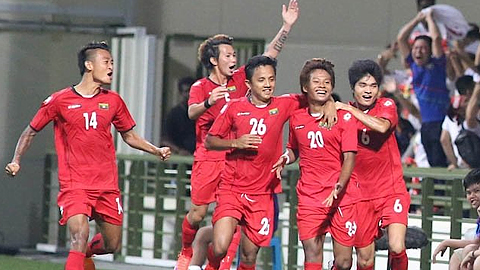 Đội tuyển U22 Mi-an-ma và U22 Ma-lai-xi-a giành chiến thắng