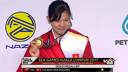 Ánh Viên xuất sắc mang về tấm Huy chương Vàng thứ tám