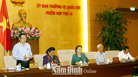 Ủy ban Thường vụ Quốc hội cho ý kiến về dự án Luật Quy hoạch