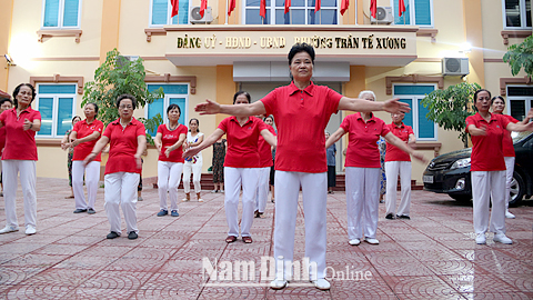 Phường Trần Tế Xương đẩy mạnh phong trào thể dục thể thao