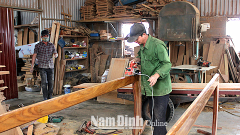 Giao Lạc tập trung phát triển ngành nghề nông thôn