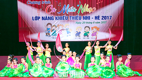 Ươm mầm những tài năng nghệ thuật