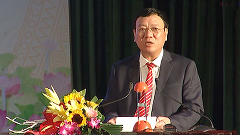 Phát biểu của đồng chí Đoàn Hồng Phong, Uỷ viên BCH Trung ương Đảng, Bí thư Tỉnh uỷ, Trưởng đoàn Đoàn đại biểu Quốc hội của tỉnh tại Lễ kỷ niệm