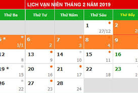 Tết Âm lịch 2019 được nghỉ 9 ngày