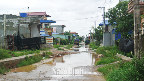 Nam Trực đẩy nhanh tiến độ xây dựng các công trình trọng điểm