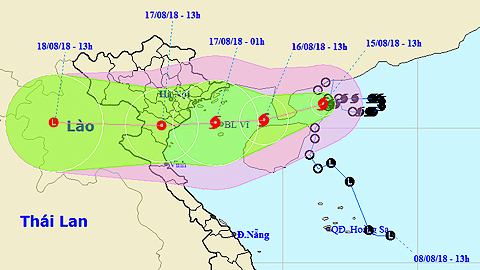 Công điện khẩn về việc triển khai các biện pháp ứng phó bão số 04 năm 2018