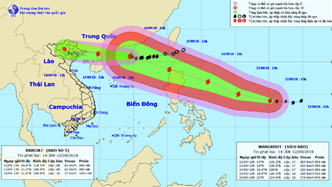 TIN BÃO GẦN BỜ (Cơn bão số 5)