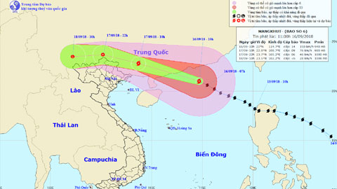 TIN CƠN BÃO SỐ 6 (MANGKHUT)
