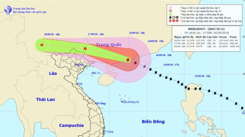 TIN BÃO SỐ 6 (MANGKHUT)