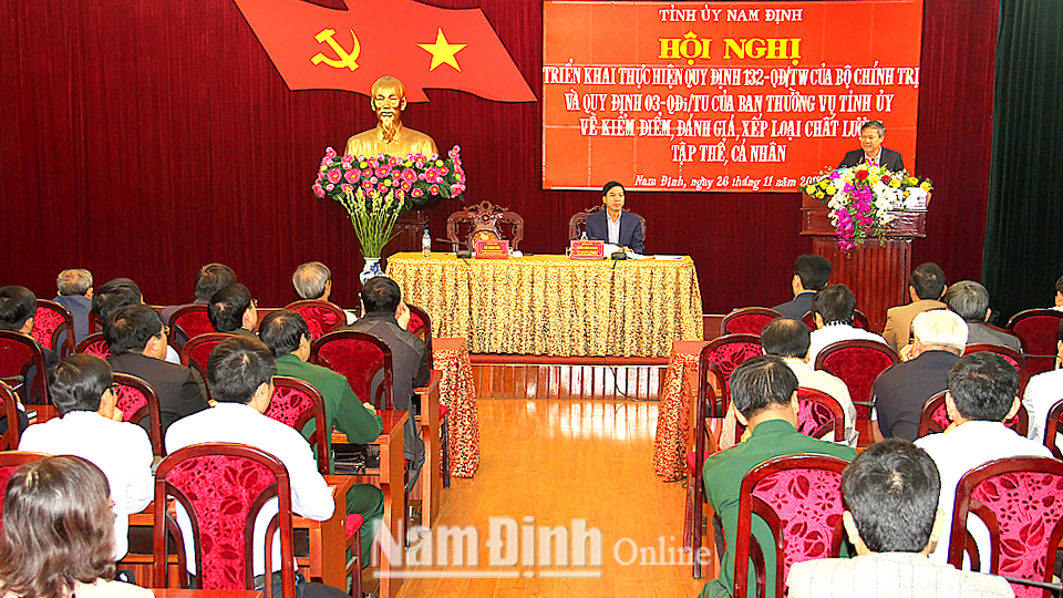 Triển khai thực hiện Quy định số 03-QĐi/TU của Ban Thường vụ Tỉnh ủy