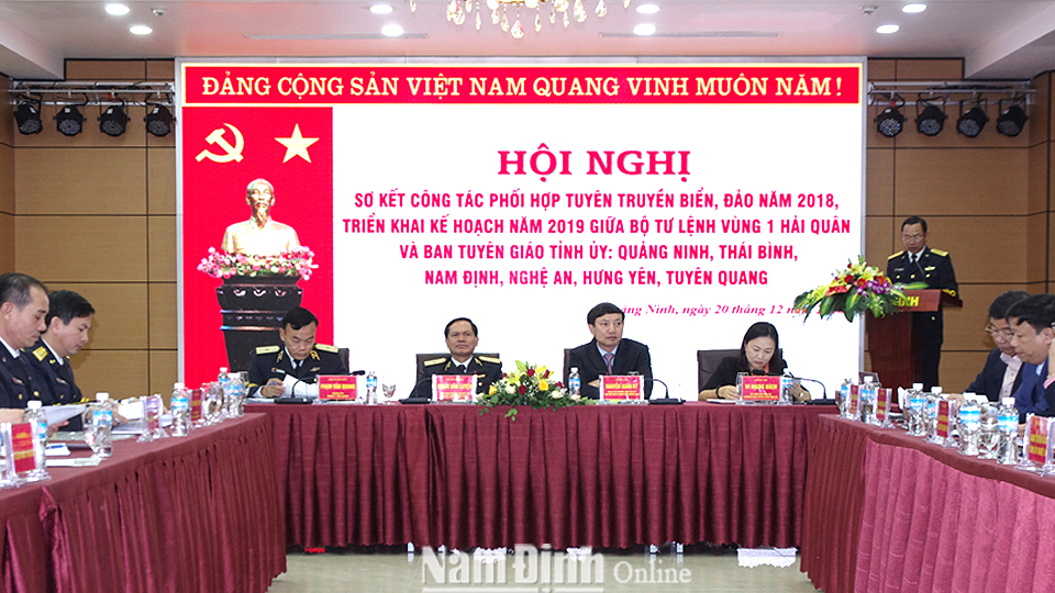 Sơ kết công tác phối hợp tuyên truyền biển, đảo năm 2018