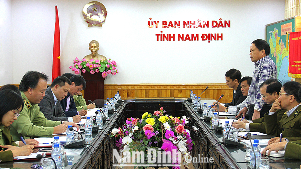 Đoàn công tác của Bộ Công thương làm việc với UBND tỉnh