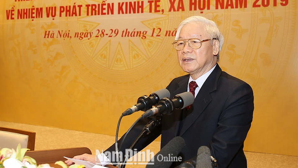 Hội nghị trực tuyến của Chính phủ về triển khai nhiệm vụ phát triển kinh tế - xã hội năm 2019