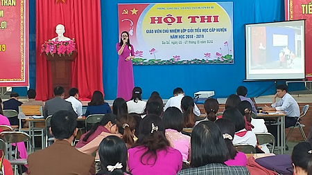 Liên hoan giáo viên chủ nhiệm giỏi cấp tiểu học, năm học 2018-2019