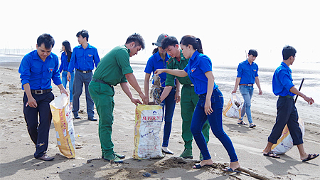 Mít tinh hưởng ứng Ngày Môi trường thế giới, Tuần lễ Biển và Hải đảo Việt Nam năm 2019
