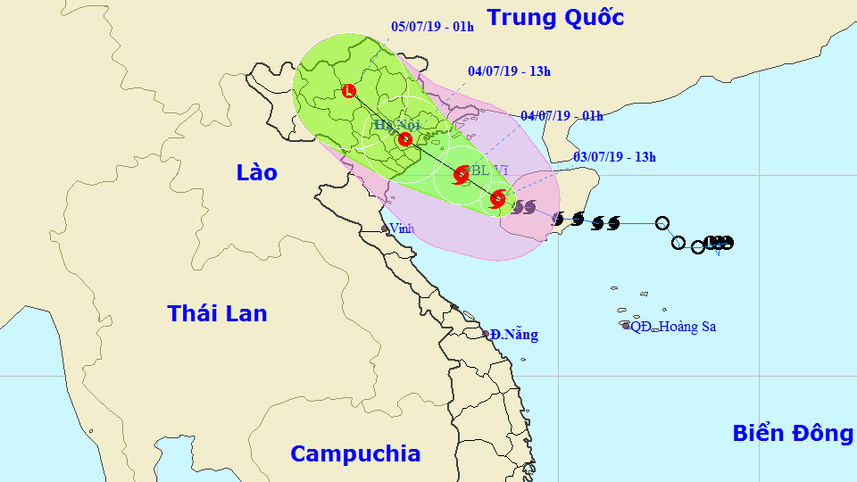 TIN BÃO KHẨN CẤP (Cơn bão số 2)