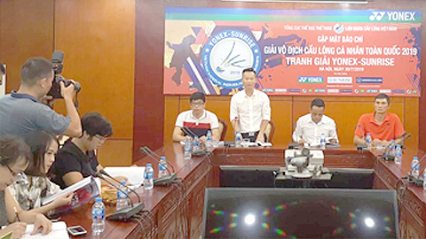 113 Vận động viên tranh tài tại Giải vô địch Cầu lông cá nhân toàn quốc 2019