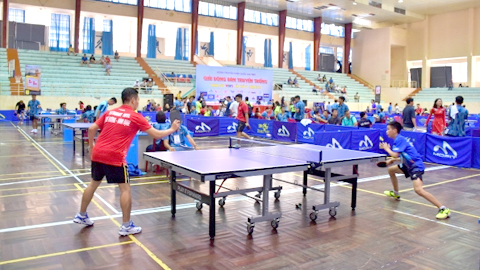 Hơn 300 tay vợt tranh tài tại Cúp Bóng bàn VTV8