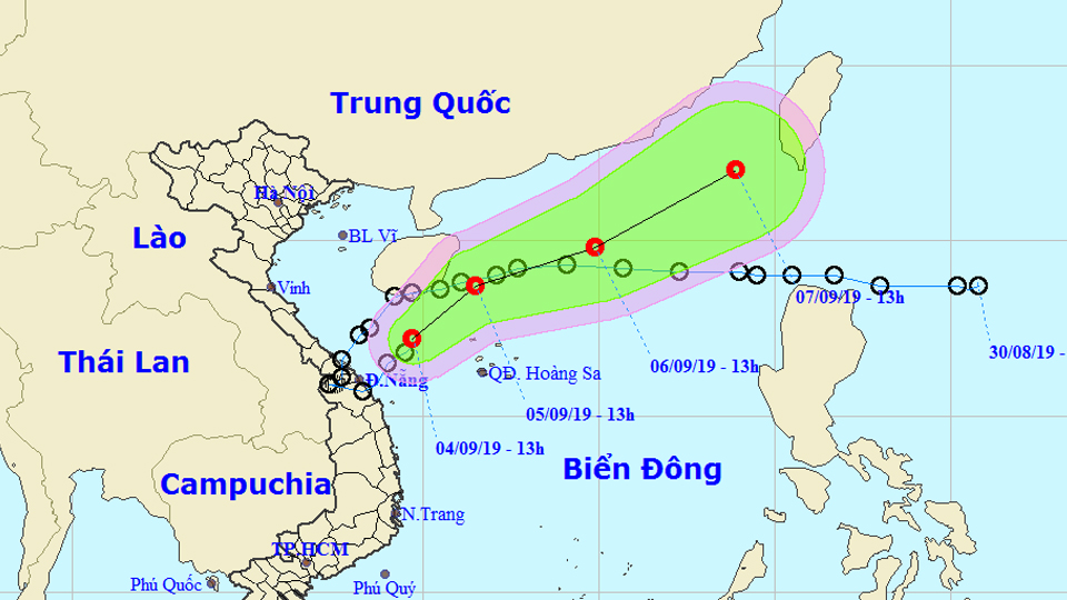 TIN ÁP THẤP NHIỆT ĐỚI GẦN BỜ