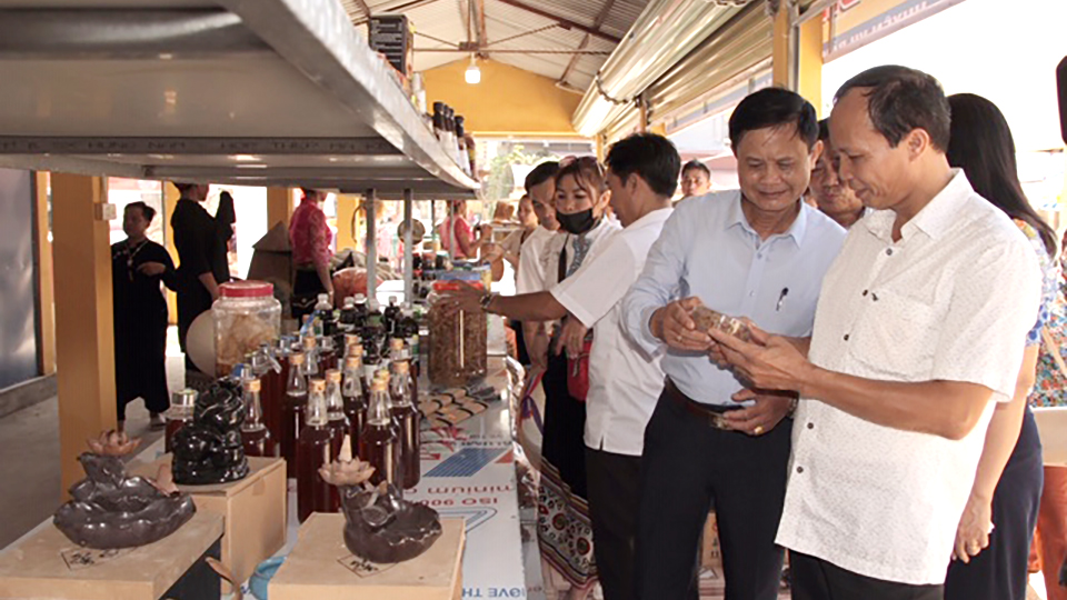 Khai trương Trung tâm thương mại chợ Lời, xã Hiển Khánh (Vụ Bản)