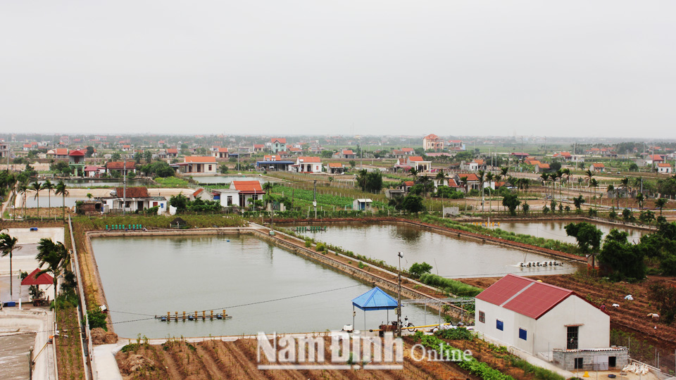 Hải Hậu phát triển đồng bộ hạ tầng kỹ thuật nông thôn mới nâng cao