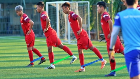 Tuyển U22 Việt Nam thay đổi kế hoạch tập luyện
