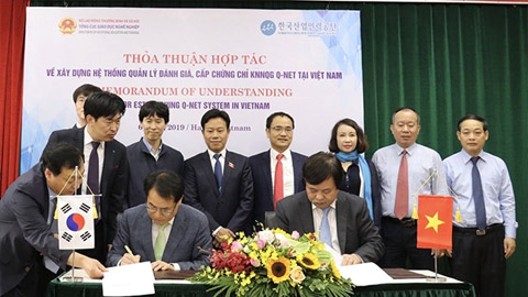 Hợp tác xây dựng hệ thống quản lý kỹ năng nghề