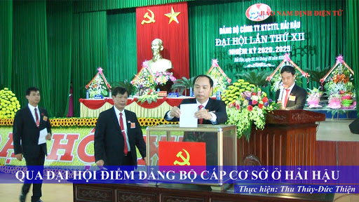 Đảng bộ Hải Hậu hoàn thành đại hội cấp cơ sở nhiệm kỳ 2020-2025