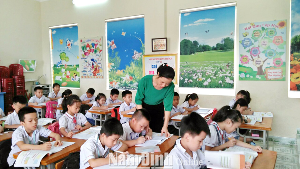 Trường Tiểu học Nam Đào thi đua "Dạy tốt - Học tốt"