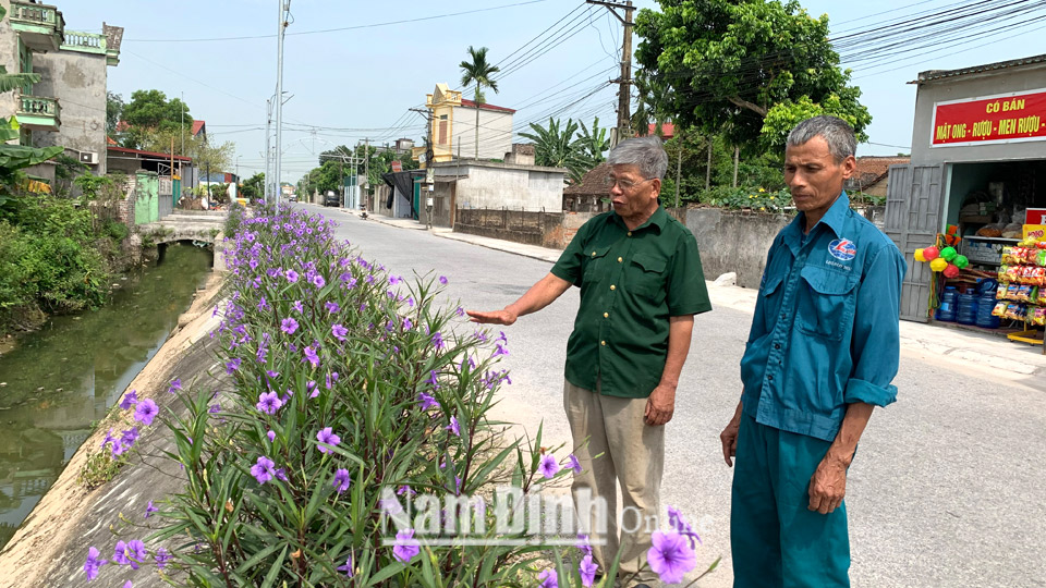 Thôn Phú Bình xây dựng nông thôn mới kiểu mẫu