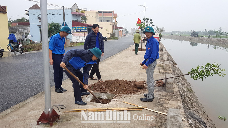Tuổi trẻ Xuân Trường đa dạng các hoạt động bảo vệ môi trường