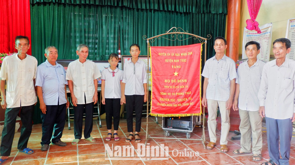 Nét đẹp khuyến học dòng họ Đỗ Đình