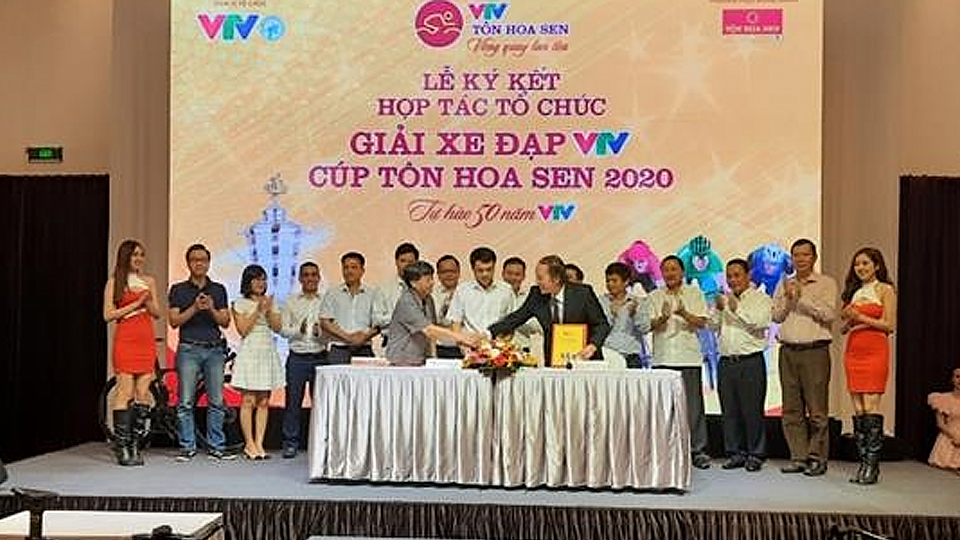 Công bố Giải xe đạp VTV Cúp Tôn Hoa Sen 2020