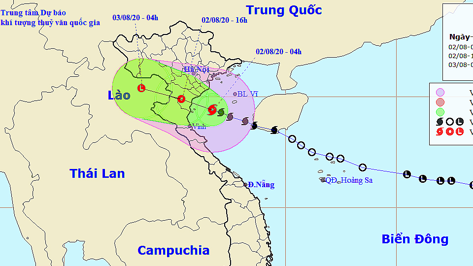 Tin bão khẩn cấp (cơn bão số 2)