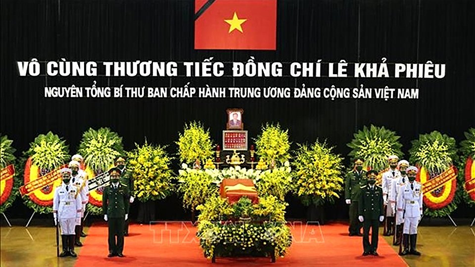 Cử hành trọng thể Lễ truy điệu nguyên Tổng Bí thư Lê Khả Phiêu