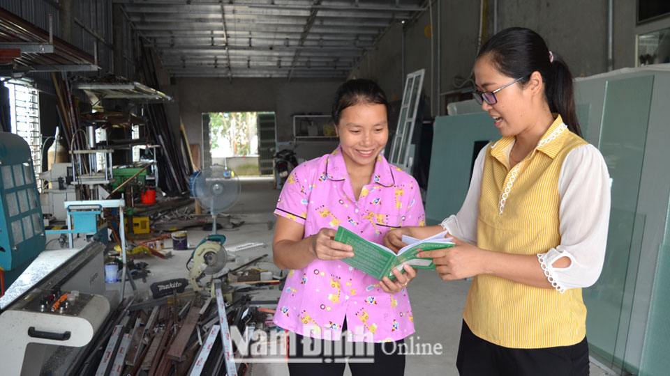 Ngân hàng CSXH huyện Nghĩa Hưng triển khai hiệu quả các chương trình cho vay hộ nghèo