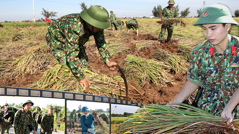 Lực lượng vũ trang tỉnh "Ba cùng" với nhân dân
