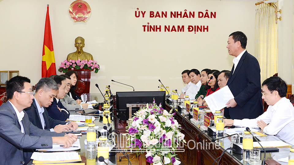 Các đồng chí lãnh đạo tỉnh làm việc với Đoàn công tác của Bộ Ngoại giao