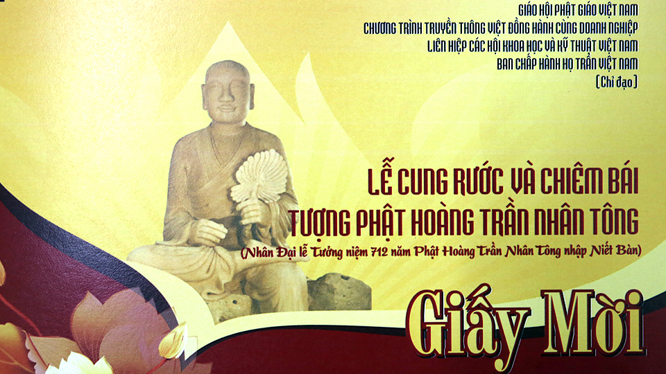 Lễ cung rước và an vị Tôn tượng Phật Hoàng Trần Nhân Tông