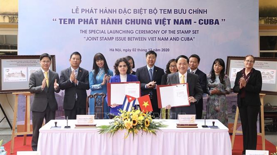 Phát hành đặc biệt bộ tem bưu chính "Tem phát hành chung Việt Nam - Cuba"